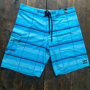 Men’s billabong swim trunks. Size 38.